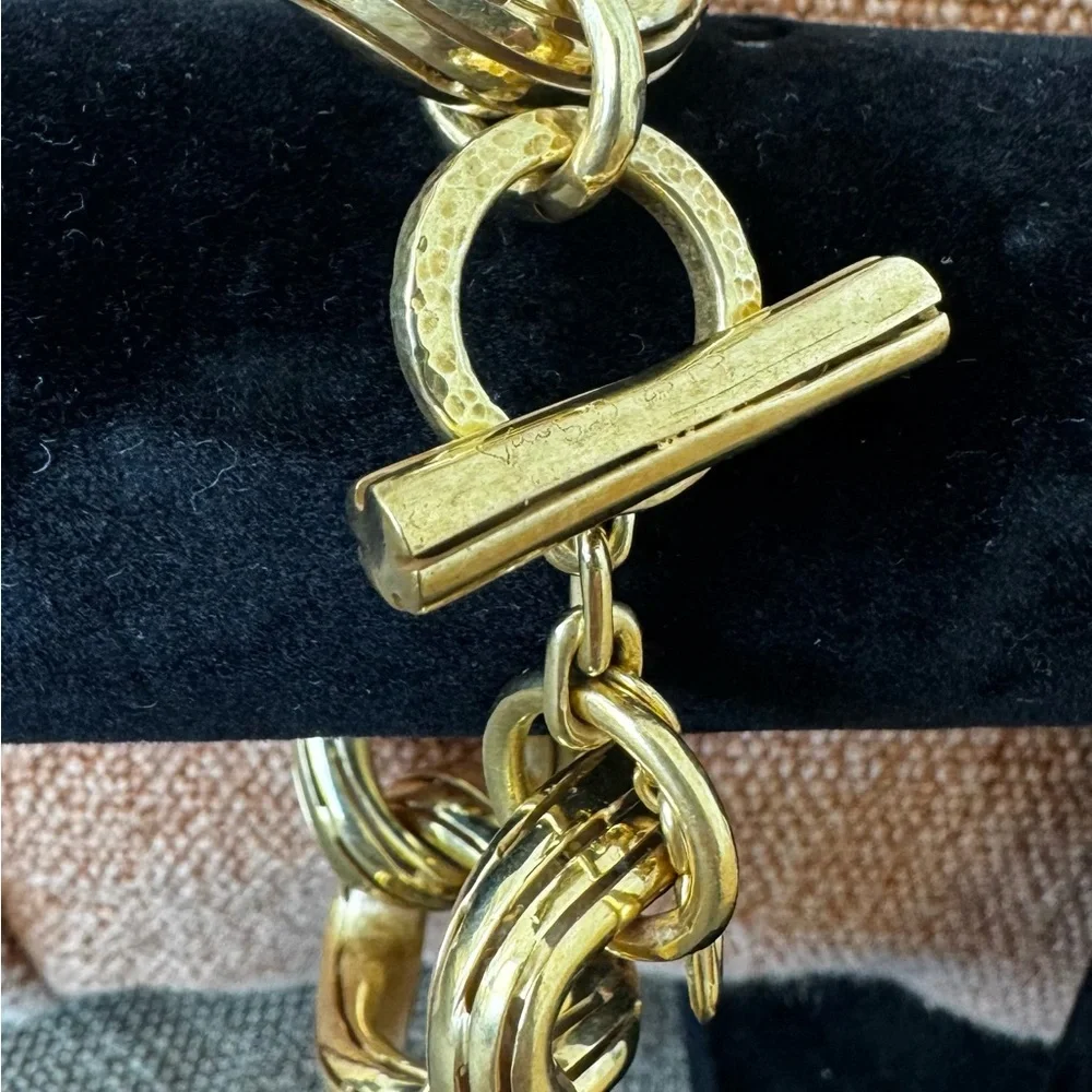 Vaubel Chunky Gold Plated Chain Bracelet - Picture 2 of 7